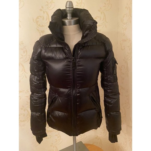 Ladies XS SAM New York Black Goose Puffer Jacket - Gorgeous - Picture 1 of 4